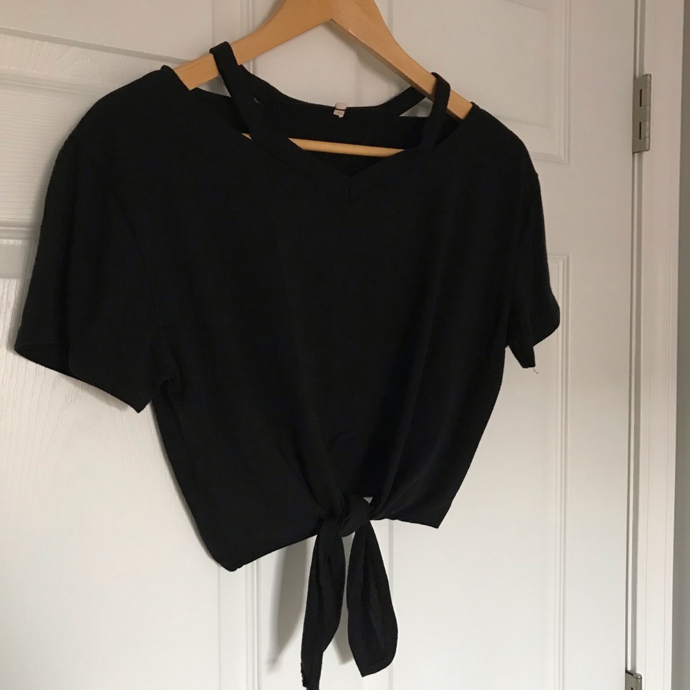 Tie-front Tee